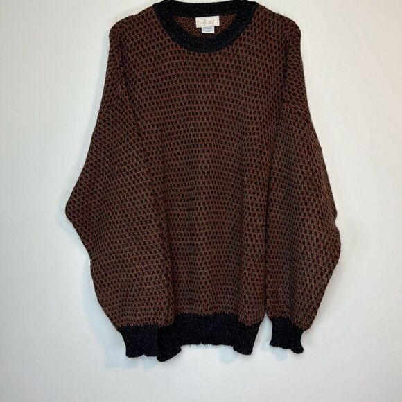 Vintage Mr. Sid 100% Alpaca Crewneck Sweater L
